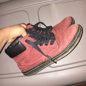 Dr. Martens Maelly Dark/Cherry Red Boots Womens 8